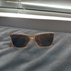 cat eye, carmel color sunglasses